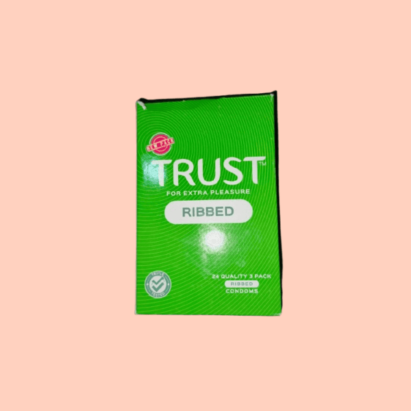 Trust Ribbed Condoms 3 Packs
